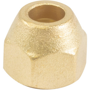 Appli Parts APFN-38 Copa tuerca cortas de laton de 3/8 de diametro exterior flare para usar con tuberias de cobre, laton, aluminio o acero en aplicaciones de plomeria y climatizacion de lineas de gas Appli Parts APFN-38 Copa tuerca cortas de laton de 3/8 de diametro exterior flare para usar con tuberias de cobre, laton, aluminio o acero en aplicaciones de plomeria y climatizacion de lineas de gas
