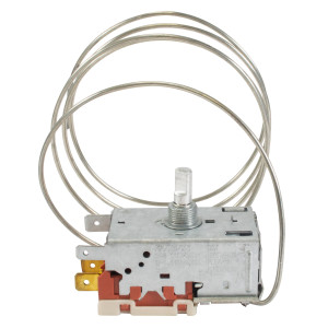 Appli Parts APRT-1126 Termostato de refrigeracion para neveras, congeladores, exhibidores frios SPST Entrada fria -17.5 C Corte frio -24 C Corte Caliente -10 C Capilar 1200 mm, remplaza K50P-1126