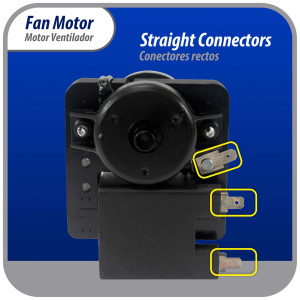 Appli Parts APFM-2268 Motor Ventilador para evaporadores de refrigeradoras 110 V, 60 Hz, 0.12 A, 7.5 W, 2500 rpm, CCW Giro contrario a las agujas del reloj, eje 2.8cm Sirve 200D2940P001C, 200D2940P002, P009, WR01F02268  Appli Parts APFM-2268 Motor Ventilador para evaporadores de refrigeradoras 110 V, 60 Hz, 0.12 A, 7.5 W, 2500 rpm, CCW Giro contrario a las agujas del reloj, eje 2.8cm Sirve 200D2940P001C, 200D2940P002, P009, WR01F02268