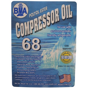 Aceite Refrigerante Sintetico 68 Litro (Polyol Ester) Bva Aceite Refrigerante Sintetico 68 Litro (Polyol Ester) Bva
