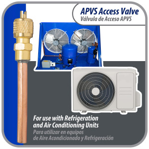 Appli Parts Valvula de acceso de 1/4 SAE x 1/4 pulg OD x con vastago de cobre de 5cm de largo con nucleo y tapa de laton con removedor de nucleo y empacadura APVS-14142 Appli Parts Valvula de acceso de 1/4 SAE x 1/4 pulg OD x con vastago de cobre de 5cm de largo con nucleo y tapa de laton con removedor de nucleo y empacadura APVS-14142