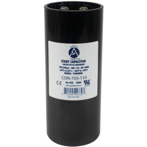 Appli Parts Condensador Capacitor Arranque 705-845 Mfd (microfaradios) uF 110-125 VAC remplazo universal para motores electricos de distintas aplicaciones 4.6cm Diametro 11cm Alto CON-705-110
 Appli Parts Condensador Capacitor Arranque 705-845 Mfd (microfaradios) uF 110-125 VAC remplazo universal para motores electricos de distintas aplicaciones 4.6cm Diametro 11cm Alto CON-705-110