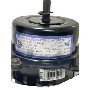 Motor Deshumidificador EDES1025A YDC18-4AT (Y3L448A86) 115 V, 60 Hz, 18 W, 4 P, 0.5 A Motor Deshumidificador EDES1025A YDC18-4AT (Y3L448A86) 115 V, 60 Hz, 18 W, 4 P, 0.5 A