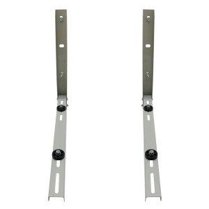 Appli Parts APAB-2160 Soporte de Montaje en Pared para Mini Split - Soporte Universal hasta 150 kg, Compatible con 5000 a 36000 BTU, Incluye Gomas Antivibracion y Kit Completo de Instalacion