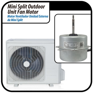 Motor Ventilador Unidad Externa YKT-24-6-10L RoHS YDK24-6FB(B) (YDK24-6F-23) 220-240V/60Hz 24W 6p 0.35A Bcl LRA 0.40A 202400401340 11002012000833 
Sirve: NBCM018C10B, PAC12047, X2