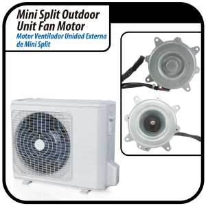 Motor Ventilador Unidad Externa YKT-24-6-10L RoHS YDK24-6FB(B) (YDK24-6F-23) 220-240V/60Hz 24W 6p 0.35A Bcl LRA 0.40A 202400401340 11002012000833 
Sirve: NBCM018C10B, PAC12047, X2