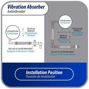 Appli Parts APVE-138 Antivibrador 1-3/8 pulg Soldable Eliminador de Vibracion 37cm Largo 500psi presion maxima de trabajo y 3.265psi presion de rotura Appli Parts APVE-138 Antivibrador 1-3/8 pulg Soldable Eliminador de Vibracion 37cm Largo 500psi presion maxima de trabajo y 3.265psi presion de rotura