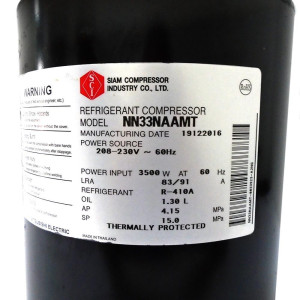 Compresor Rotativo Mitsubishi NN33NAAMT 208-230v/60hz 350W LRA: 83/91 R410a 201401500360 11103010001199
Fits: EAEM036C11B Compresor Rotativo Mitsubishi NN33NAAMT 208-230v/60hz 350W LRA: 83/91 R410a 201401500360 11103010001199
Fits: EAEM036C11B