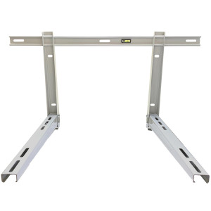 Appli Parts APAB-3160 Soporte de Montaje en Pared para Mini Split. Soporta hasta 160 kg, Compatible con 5000 a 36000 BTU, Incluye Barra con Nivel, Gomas Antivibracion y Kit Completo de Instalacion