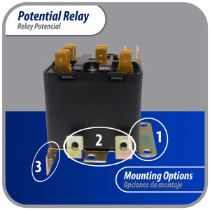 Appli Parts APPR-069 Relay Potencial 069, Voltaje de Bobina 332 V, Recogida Minima 180 V, Recogida Maxima 193 V, Caida Maxima 105 V, 50/60Hz Remplazo universal para unidades de refrigeracion y aire acondicionado Appli Parts APPR-069 Relay Potencial 069, Voltaje de Bobina 332 V, Recogida Minima 180 V, Recogida Maxima 193 V, Caida Maxima 105 V, 50/60Hz Remplazo universal para unidades de refrigeracion y aire acondicionado