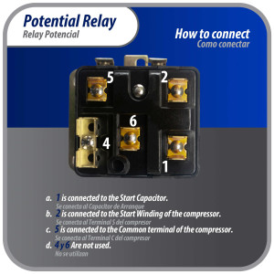 Appli Parts APPR-069 Relay Potencial 069, Voltaje de Bobina 332 V, Recogida Minima 180 V, Recogida Maxima 193 V, Caida Maxima 105 V, 50/60Hz Remplazo universal para unidades de refrigeracion y aire acondicionado Appli Parts APPR-069 Relay Potencial 069, Voltaje de Bobina 332 V, Recogida Minima 180 V, Recogida Maxima 193 V, Caida Maxima 105 V, 50/60Hz Remplazo universal para unidades de refrigeracion y aire acondicionado