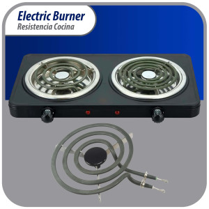 Appli Parts REC-136 Resistencia Cocina Estufa 3 Vueltas, 6 pulg, 110 V, Remplazo Universal SP111YA, TS3W6111, SU207, S36Y11-120V, TS3W6111PAC y otros