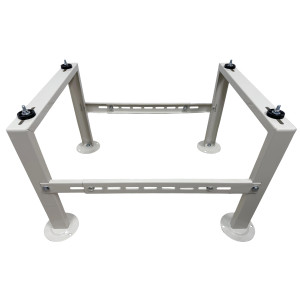 Appli Parts APAB-4440 Soporte de Montaje en Piso para Mini Split. Soporta 200 kg, Compatible desde 9000 a 60000 BTU, Incluye Gomas Antivibracion y Kit Completo de Instalacion. Extensible 56 a 100 cm
