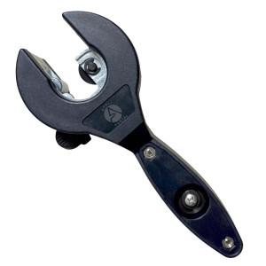 Appli Parts APT-TC114 Cortador de tubos con trinquete 1/4 a 7/8 in (6 a 23 mm) para cobre, aluminio, laton, acero inoxidable y PVC con cuchilla de repuesto diseno ergonomico y duradero