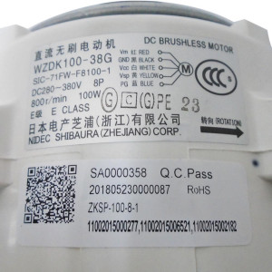 Motor Unidad Condensadora Vrf Emvrf60c00b 2024003a0019 / 11002015002182 / Zksp-100-8-1-1 Motor Unidad Condensadora Vrf Emvrf60c00b 2024003a0019 / 11002015002182 / Zksp-100-8-1-1