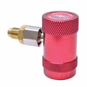 Acople Rapido R1234yf Rojo Alta Con Adaptador 1/4" Uniweld 90494 Acople Rapido R1234yf Rojo Alta Con Adaptador 1/4" Uniweld 90494