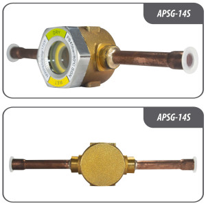 Appli Parts APSG-14S Visor de Liquido 1/4 pulg Indicador de Humedad con conexiones Soldable con cuerpo extraible para Sistemas de Refrigeracion y Aire Acondicionado compatible con refrigerantes CFC, HCFC, HFC Appli Parts APSG-14S Visor de Liquido 1/4 pulg Indicador de Humedad con conexiones Soldable con cuerpo extraible para Sistemas de Refrigeracion y Aire Acondicionado compatible con refrigerantes CFC, HCFC, HFC