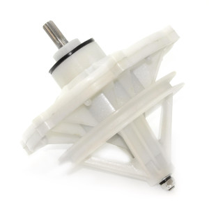 Appli Parts APTW-81037 Transmision Lavadora Eje Estriado (11 Estrias), Base 6 Huecos, Polea (138mm), remplazo para lavadoras Mabe y otras marcas, referencia 1221B7 Appli Parts APTW-81037 Transmision Lavadora Eje Estriado (11 Estrias), Base 6 Huecos, Polea (138mm), remplazo para lavadoras Mabe y otras marcas, referencia 1221B7