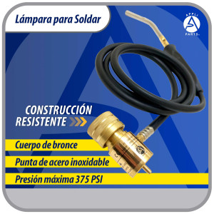Appli Parts APHT-3W soplete boquilla para soldar o fundir con mapp o propano incluye manguera de 5 pies de largo y manilla, antorcha, lampara para soldadura blanda y fuerte para HVAC y plomeria