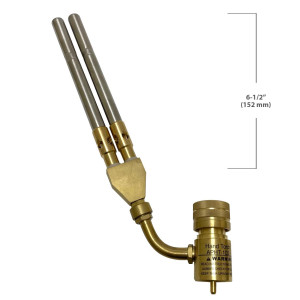 Appli Parts APHT-1D2 Soplete Boquilla de Soldar, Antorcha, Lampara doble para usar con Propano o Mapp para usos en plomeria electricidad refrigeracion aire acondicionado y mas Appli Parts APHT-1D2 Soplete Boquilla de Soldar, Antorcha, Lampara doble para usar con Propano o Mapp para usos en plomeria electricidad refrigeracion aire acondicionado y mas