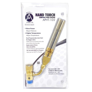 Appli Parts APHT-1D2 Soplete Boquilla de Soldar, Antorcha, Lampara doble para usar con Propano o Mapp para usos en plomeria electricidad refrigeracion aire acondicionado y mas Appli Parts APHT-1D2 Soplete Boquilla de Soldar, Antorcha, Lampara doble para usar con Propano o Mapp para usos en plomeria electricidad refrigeracion aire acondicionado y mas