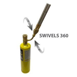 Appli Parts APHT-1D2 Soplete Boquilla de Soldar, Antorcha, Lampara doble para usar con Propano o Mapp para usos en plomeria electricidad refrigeracion aire acondicionado y mas Appli Parts APHT-1D2 Soplete Boquilla de Soldar, Antorcha, Lampara doble para usar con Propano o Mapp para usos en plomeria electricidad refrigeracion aire acondicionado y mas