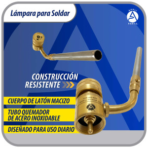 Appli Parts APHT-1 Soplete Boquilla de Soldar, Antorcha, Lampara para usar con Propano o Mapp en plomeria electricidad refrigeracion aire acondicionado y mas