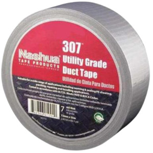 Tape/Cinta Multiuso (48mmx55m) Nashua 307 Silver 7 Mil (Ul)