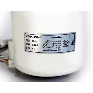 Motor A.A. Evaporador Ydk-26-4 26w 230v/60hz Wst-24