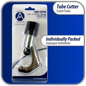 Appli Parts APT-TC274 Corta Tubo para Cobre, Aluminio, Acero, PVC y otros tubos de metal blando desde 1/8 pulg hasta 1-1/8 pulg (4-28 mm) para Profesionales y Bricolaje Appli Parts APT-TC274 Corta Tubo para Cobre, Aluminio, Acero, PVC y otros tubos de metal blando desde 1/8 pulg hasta 1-1/8 pulg (4-28 mm) para Profesionales y Bricolaje