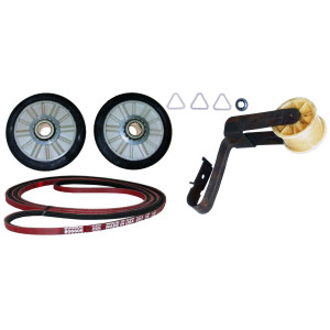 Whirlpool 4392065 Kit de Polea, Correa, Ruedas Tambor para secadora. Incluye Correa 341241, Rueda 349241T (2 unidades), Polea WP691366, Anillos WPW10512946 (4 unidades), Reten: WP90296 Whirlpool 4392065 Kit de Polea, Correa, Ruedas Tambor para secadora. Incluye Correa 341241, Rueda 349241T (2 unidades), Polea WP691366, Anillos WPW10512946 (4 unidades), Reten: WP90296