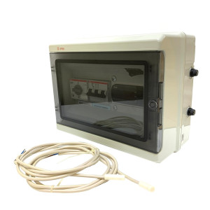 Danfoss 191U8003 Caja De Control Deshielo Electrico 4 Hp A 7.5 Hp, 220V/50-60Hz Arrancador Manuel Motor  ABB, Braker ABB, Caja Panel  ABB 1275 IP65, EKC102D 220V/60-60HZ, 2 x EKS 211 084B4403 1.5m