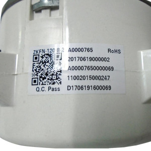 Motor Ventilador Aire Acondicionado Mini Split Unidad Externa DC Motor ZKFN-120-8-2 RoHS, ZKFP-120-8-3, WZDK120-38G-W, 202400310139, 11002015000247 Sirve: ecox