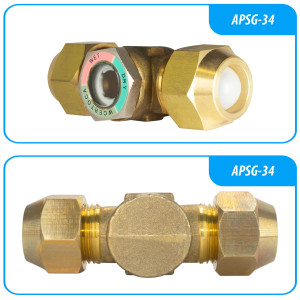 Appli Parts APSG-34A Visor de Liquido 3/4 pulg Flare e Indicador de Humedad con conexiones Rosca con cuerpo extraible para Sistemas de Refrigeracion y Aire Acondicionado compatible con refrigerantes CFC, HCFC, HFC Appli Parts APSG-34A Visor de Liquido 3/4 pulg Flare e Indicador de Humedad con conexiones Rosca con cuerpo extraible para Sistemas de Refrigeracion y Aire Acondicionado compatible con refrigerantes CFC, HCFC, HFC