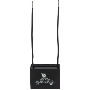 Appli Parts Condensador Capacitor de ventilador 7 mfd (microfaradios) uf 250VAC con 2 cables compatible con cualquier marca de igual capacitancia 4.7cm Ancho 2.2cm Prof 3.4cm Alto CAP-7-250-2C Appli Parts Condensador Capacitor de ventilador 7 mfd (microfaradios) uf 250VAC con 2 cables compatible con cualquier marca de igual capacitancia 4.7cm Ancho 2.2cm Prof 3.4cm Alto CAP-7-250-2C