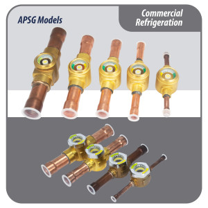 Appli Parts APSG-58AS Visor de Liquido 5/8 pulg Indicador de Humedad con conexiones Soldable con cuerpo solido para Sistemas de Refrigeracion y Aire Acondicionado compatible con refrigerantes CFC, HCFC, HFC Appli Parts APSG-58AS Visor de Liquido 5/8 pulg Indicador de Humedad con conexiones Soldable con cuerpo solido para Sistemas de Refrigeracion y Aire Acondicionado compatible con refrigerantes CFC, HCFC, HFC