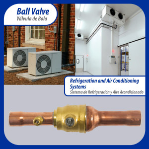 Appli Parts APBV-034 Valvula de Cierre 3/4 pulg tipo Bola de conexion soldable con puerto de servicio SAE de 1/4 de pulg presion maxima de trabajo 610 psi temperaturas de -30 C a 120 C longitud total 180 mm Appli Parts APBV-034 Valvula de Cierre 3/4 pulg tipo Bola de conexion soldable con puerto de servicio SAE de 1/4 de pulg presion maxima de trabajo 610 psi temperaturas de -30 C a 120 C longitud total 180 mm
