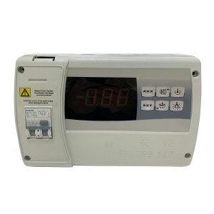 Caja Control THE120 220v/1ph/50-60hz IP65
Braker Siemens 5SU9 356 RCBO C25, 2 x Sensor NTC
5 Salidas, 2 Entradas Sensores, 3 Entradas Digitales, RS485, Max 25Amps Caja Control THE120 220v/1ph/50-60hz IP65
Braker Siemens 5SU9 356 RCBO C25, 2 x Sensor NTC
5 Salidas, 2 Entradas Sensores, 3 Entradas Digitales, RS485, Max 25Amps
