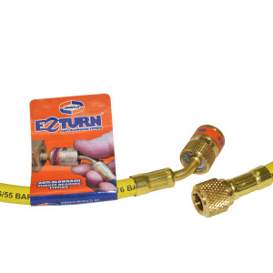 Manguera Manometro 36" / 90cm Amarilla 1/4 X 5/16 Cfc/Hcfc/Hfc/R410 Ez-Turn Anti-Blowback Uniweld Ezm3y Manguera Manometro 36" / 90cm Amarilla 1/4 X 5/16 Cfc/Hcfc/Hfc/R410 Ez-Turn Anti-Blowback Uniweld Ezm3y