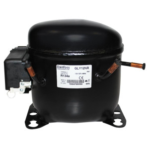 Danfoss GLY12NRA 1/3HP R134a Compresor Fraccionario de Refrigeracion LMBP 115/1/60 (V/Ph/Hz) 123B1304 Danfoss GLY12NRA 1/3HP R134a Compresor Fraccionario de Refrigeracion LMBP 115/1/60 (V/Ph/Hz) 123B1304