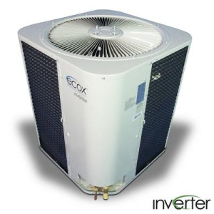 Unidad Cond. Descarga Vertical 60.000btu Compatible con R410A, 230v/60hz/1ph Ecox Inverter Seer18 Eivcu060c18b