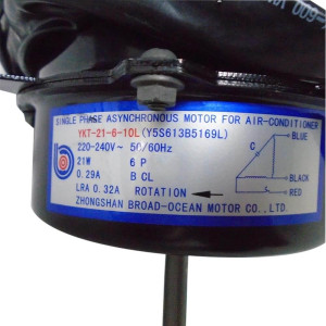 Motor Ventilador Unidad Externa Ykt-21-6-10l 11002012009764
Sirve: Eaem009c11b / Eaem012c11b  PAC13037 PAC9337 PAC12337 PAC9237