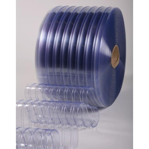 Cortina De Pvc De Refrigeracion Baja Temperatura Durarib Clearway 8"X.072"X150ft -40+150f / -40+65c