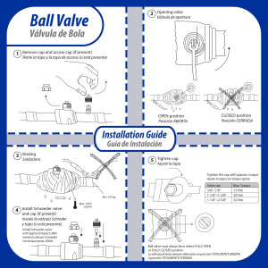 Appli Parts APBV-138 Valvula de Cierre 1-3/8 pulg tipo Bola de conexion soldable con puerto de servicio SAE de 1/4 de pulg presion maxima de trabajo 610 psi temperaturas de -30 C a 120 C longitud total 256 mm Appli Parts APBV-138 Valvula de Cierre 1-3/8 pulg tipo Bola de conexion soldable con puerto de servicio SAE de 1/4 de pulg presion maxima de trabajo 610 psi temperaturas de -30 C a 120 C longitud total 256 mm
