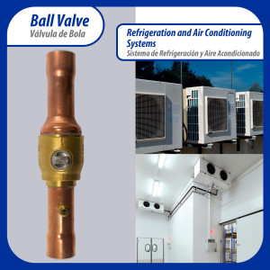 Appli Parts APBV-138 Valvula de Cierre 1-3/8 pulg tipo Bola de conexion soldable con puerto de servicio SAE de 1/4 de pulg presion maxima de trabajo 610 psi temperaturas de -30 C a 120 C longitud total 256 mm Appli Parts APBV-138 Valvula de Cierre 1-3/8 pulg tipo Bola de conexion soldable con puerto de servicio SAE de 1/4 de pulg presion maxima de trabajo 610 psi temperaturas de -30 C a 120 C longitud total 256 mm