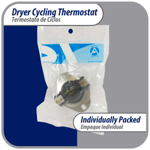 Appli Parts APDT-L250 Termico Secadora L-250-40F, limite alto Abre a 250 F, sensor interruptor de limite o termostato de 2 terminales, reemplazo para WH4X584 APDT-L250 Reemplaza 2934, 80000, 279052 286473, 298260, 299617, 339357, 339502 y otros Appli Parts APDT-L250 Termico Secadora L-250-40F, limite alto Abre a 250 F, sensor interruptor de limite o termostato de 2 terminales, reemplazo para WH4X584 APDT-L250 Reemplaza 2934, 80000, 279052 286473, 298260, 299617, 339357, 339502 y otros