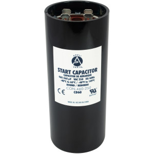 Appli Parts CON-460-250 Capacitor de Arranque 460-560 MFD (microfaradios) uF, 250 VAC. Universal para Motores Electricos, condensador de arranque de 4.6 cm de Diametro, 11 cm de Alto