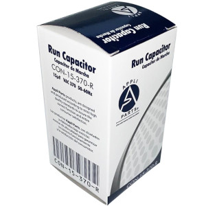 Appli Parts Condensador Capacitor de Marcha 15 Mfd uF (microfaradios) 370VAC CBB65 Universal Aire acondicionado y otras aplicaciones Redondo UL E476928 cm Alto cm Ancho CON-15-370-R Appli Parts Condensador Capacitor de Marcha 15 Mfd uF (microfaradios) 370VAC CBB65 Universal Aire acondicionado y otras aplicaciones Redondo UL E476928 cm Alto cm Ancho CON-15-370-R