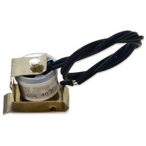 Appli Parts APBT-L21C Bimetal Termico Tipo Asiatico 2 Cables Abre 16 C y Cierra 4 C con Clip, cables Negro y Negro, remplaza BIM-21 Termodisco Appli Parts APBT-L21C Bimetal Termico Tipo Asiatico 2 Cables Abre 16 C y Cierra 4 C con Clip, cables Negro y Negro, remplaza BIM-21 Termodisco