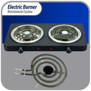 Appli Parts Resistencia Cocina Estufa 3 Vueltas, 6 pulg, 240 V,Remplaza SP12YA, WB30K10002, SU201, TS3W6212, 404064, WB30K10005, 5303015716, 316439800, 318372210, WB30T10023, WB30T10075, 2391B, 5304431013, Y04000036, WB30X254, 8053265, 5303310281, 97 Appli Parts Resistencia Cocina Estufa 3 Vueltas, 6 pulg, 240 V,Remplaza SP12YA, WB30K10002, SU201, TS3W6212, 404064, WB30K10005, 5303015716, 316439800, 318372210, WB30T10023, WB30T10075, 2391B, 5304431013, Y04000036, WB30X254, 8053265, 5303310281, 97